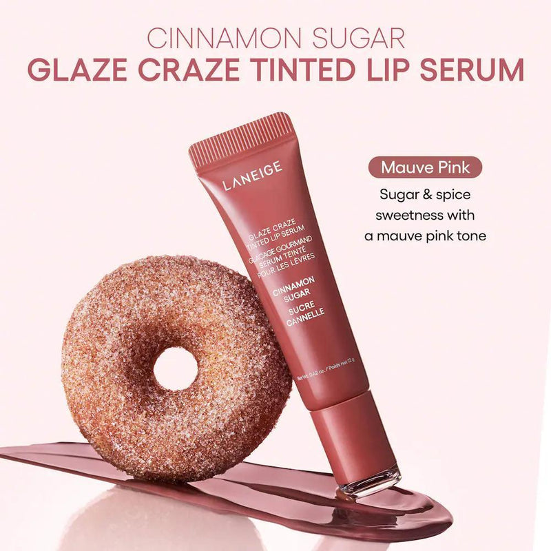 Glaze Craze Donut Delight Dúo de Sérum Labial Hidratante con Color