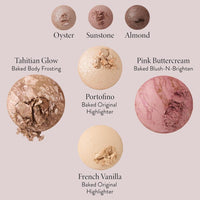 Paleta De Maquillaje LAURA GELLER Baked - Bronzer, Rubor, 2 Iluminadores, 3 Sombras De Ojos Nudes