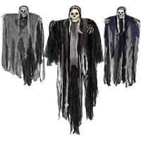 JOYIN decoraciones colgantes de esqueletos de Halloween, paquete de 3, brazos ajustables y material duradero para exteriores