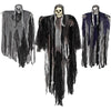 JOYIN decoraciones colgantes de esqueletos de Halloween, paquete de 3, brazos ajustables y material duradero para exteriores