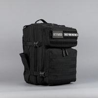 Mochila Táctica 35L WOLFpak en Color Negro con Resistencia al Agua y Personalización con Parches, Ideal para Viajes y Uso Diario