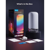 Lámpara de mesa inteligente Govee RGBIC, compatible con SmartThings, Alexa, con 64 modos de escena, para dormitorio y sala