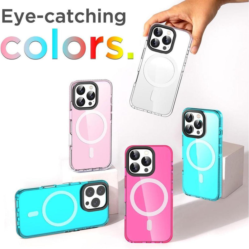 Funda AICase transparente compatible iPhone 16 Pro con MagSafe, magnética y delgada, no amarillenta, ligera y protectora