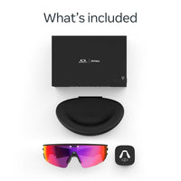 Oakley Meta Vanguard con Meta AI, para fotos y audio con video compatible - Modelo Prizm Road, Color Negro