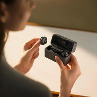 Micrófono inalámbrico DJI Lavalier Mini para iPhone, cámara y Android, diseño ultraligero con audio detallado y cancelación de ruido