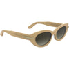 Calvin Klein Gafas de Sol Mujer CK25502S Beige Opalino Lente Marrón Gradiente
