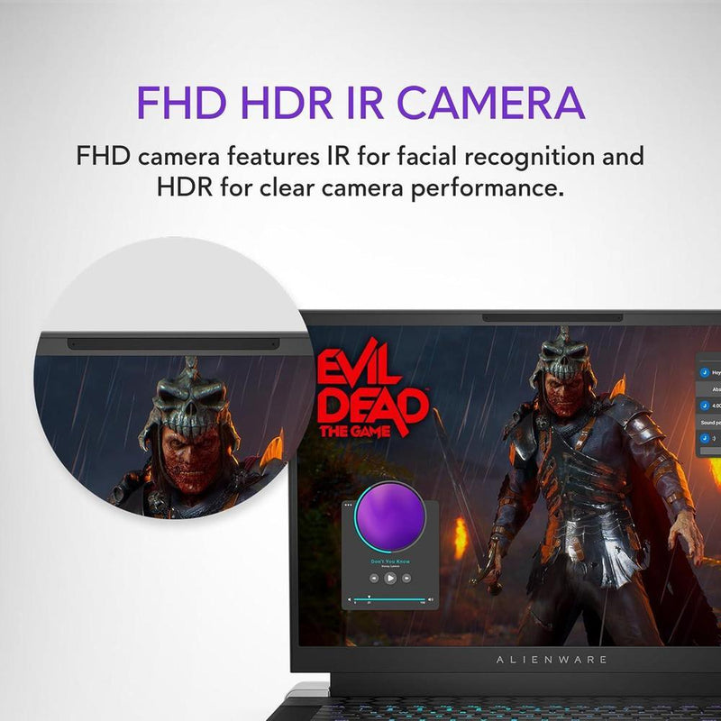 Alienware Gaming Laptop X16 R2, QHD+ Pantalla, Core i9, 32GB RAM, 1TB SSD, RTX 4080, Win 11, Plata Lunar