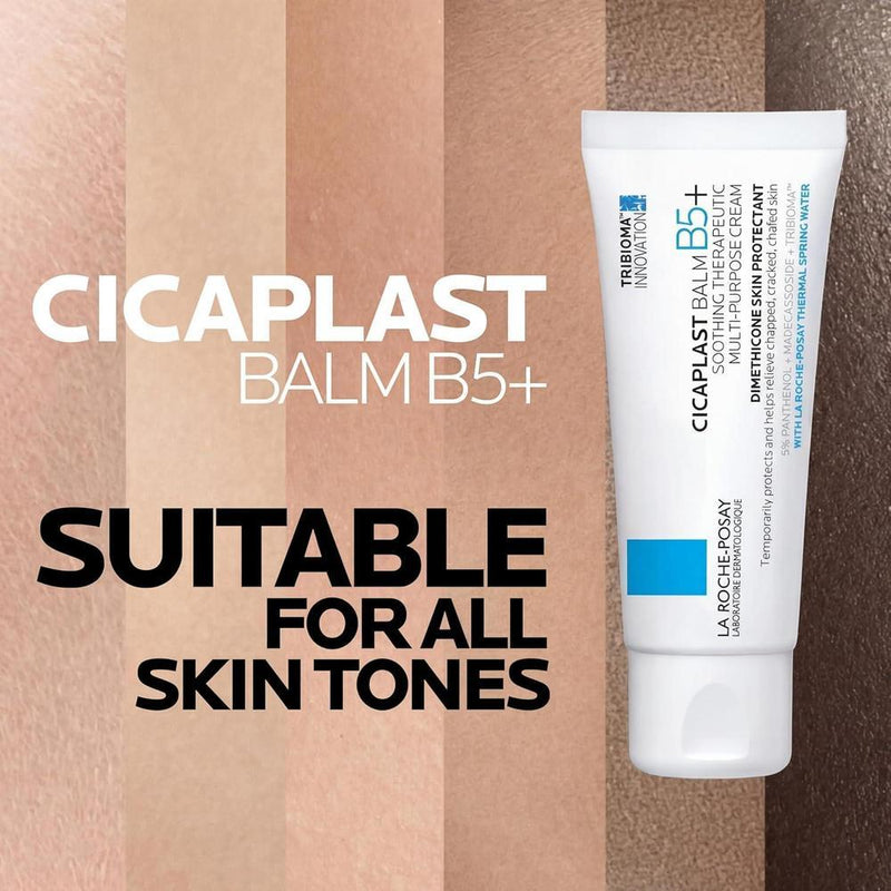 La Roche-Posay Bálsamo Cicaplast B5 Crema Multiusos para Piel Seca e Irritada, Apta para Bebés, Sin Fragancia