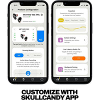 Auriculares Inalámbricos Skullcandy Method 360 ANC con Sonido Bose, Cancelación de Ruido, Resistencia al Agua, Micrófono