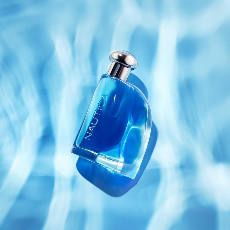 Nautica Blue Eau de Toilette, fragancia para hombre con notas de albahaca, jazmín y cedro, de larga duración para uso diario