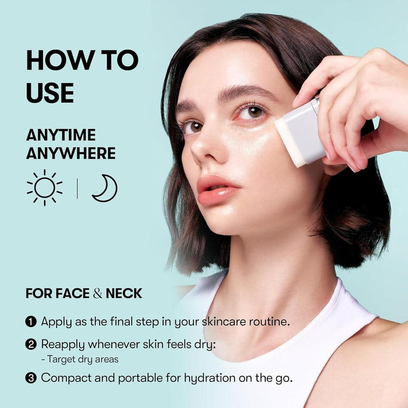 VT COSMETICS PDRN Essence Stick, bálsamo de colágeno multiarrugas todo en uno para ojos y cuello, base de maquillaje brillante