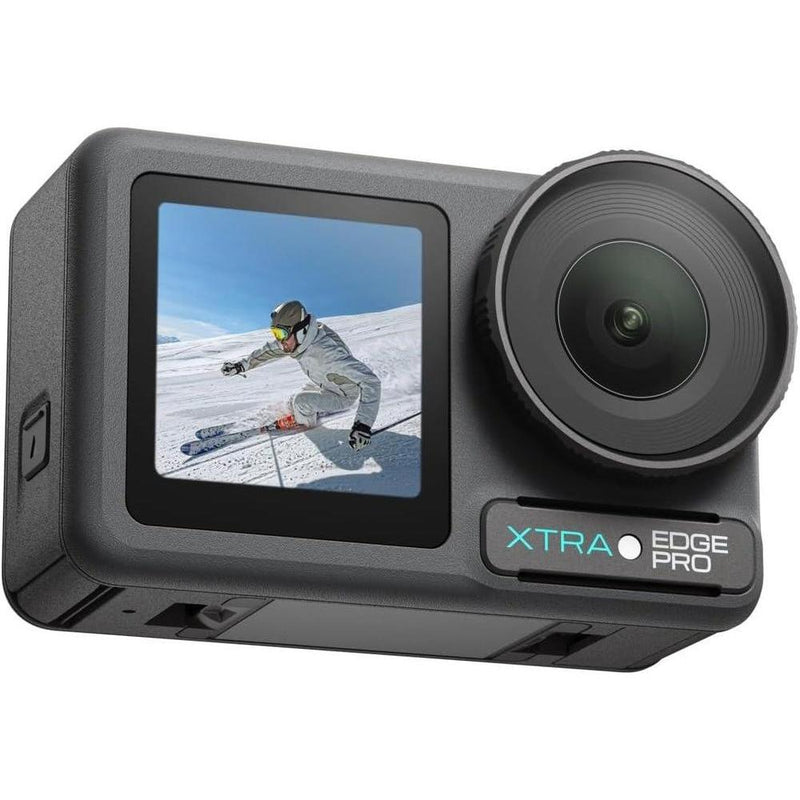 Cámara de acción 4K Xtra Pro con sensor grande, resistente al agua, visión nocturna y estabilización, ideal para deportes