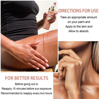 Body Glow Aceite Corporal SPF 45 Protector Solar con Brillo 110ml