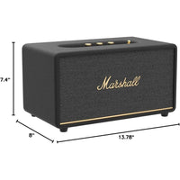 Altavoz Bluetooth Marshall Stanmore III, color negro, con sonido envolvente y diseño sostenible, compatible con smartphones y televisores