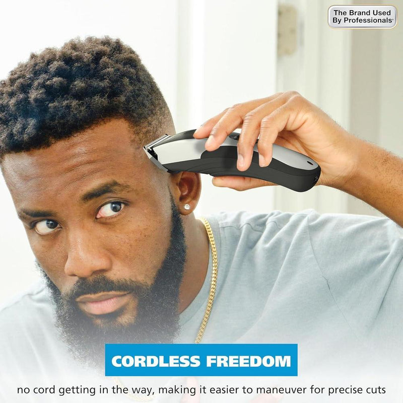 Wahl Clippers Home Pro Cordless recargable para hombres con cuchillas de precisión y guardas Snap-N-Lock seguras, modelo 3028835