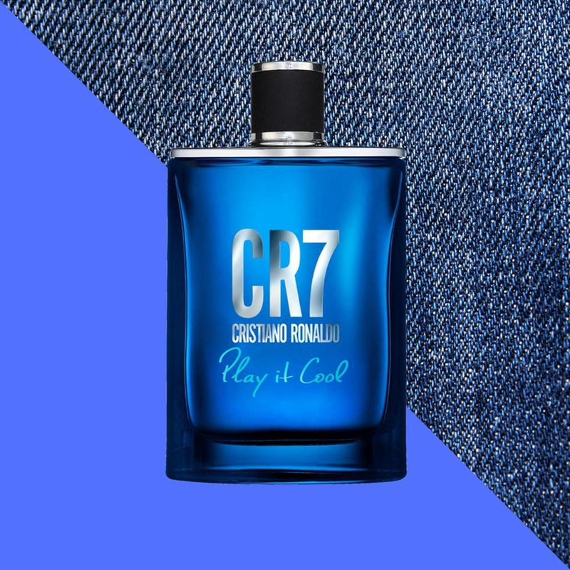 Cristiano Ronaldo CR7 Play It Cool Eau de Toilette para Hombre - Fragancia Fresca, Notas de Bergamota y Cardamomo