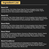 Kit completo XIKEZAN para barba con acondicionador, aceite, bálsamo, cepillo, peine, tijeras, bolsa de viaje y libro electrónico