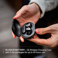 Arctis GameBuds para PlayStation, PC, Switch y móviles, con ANC, 2.4GHz y Bluetooth 5.3, resistentes al agua, batería 40H, estuche Qi