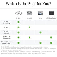 DJI Mini 3 combo con cámara 4K, 3 baterías, transmisión de video a 10 km, ideal para principiantes, dron ligero y avanzado