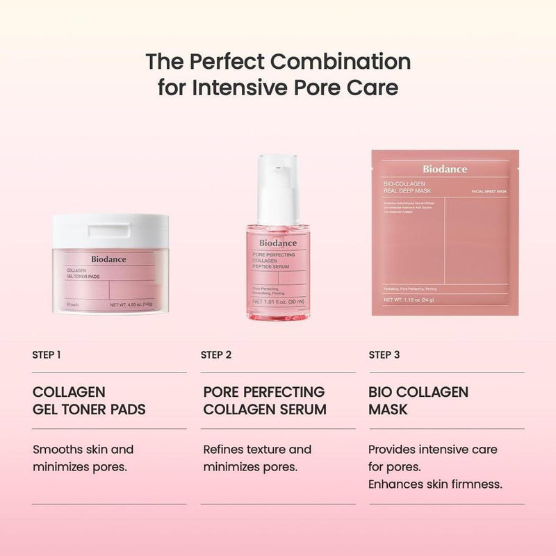 Biodance Suero Peptido: Colageno Reafirma e Ilumina Cuidado de Poros Preparacion para Maquillaje Todo Tipo de Piel 29.88ml