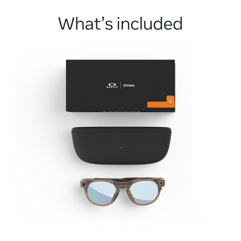 Gafas inteligentes Oakley Meta HSTN para deportistas con IA, cámara, audio, video y lentes Prizm Polarized Transitions