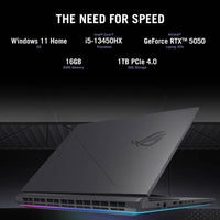 Asus Rog Strix G16 Laptop Gamer Intel Core I5 Nvidia Rtx 5050 16Gb Ram 1Tb Ssd Eclipse Gris