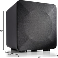 Audioengine Subwoofer S6, altavoz compacto con graves profundos y potencia de 210 W para TV y cine en casa