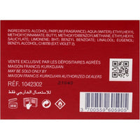 Maison Francis Kurkdjian Baccarat Rouge 540, Perfume puro con fragancia floral intensiva, 70 ml
