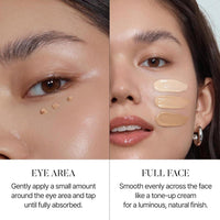 Shaishaishai Banana Pdrn Conceal, Crema Ojos Hidratante Cobertura Círculos Oscuros 15g