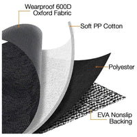 Funda impermeable y antideslizante para asiento de automóvil, adaptable a SUVs, sedanes y furgonetas, con protector de solapa