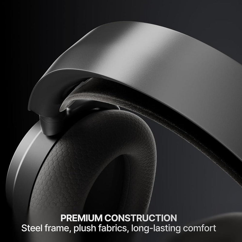 SteelSeries Arctis Nova 7X auriculares gaming inalámbricos con control app, 50 HR, drivers neodimio, mix 2.4GHz/Bluetooth, multi-plataforma, negro