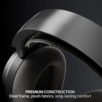 SteelSeries Arctis Nova 7X auriculares gaming inalámbricos con control app, 50 HR, drivers neodimio, mix 2.4GHz/Bluetooth, multi-plataforma, negro