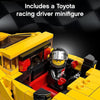 LEGO Speed Champions Toyota GR Supra Juego de coche deportivo coleccionable con minifigura de piloto de carreras