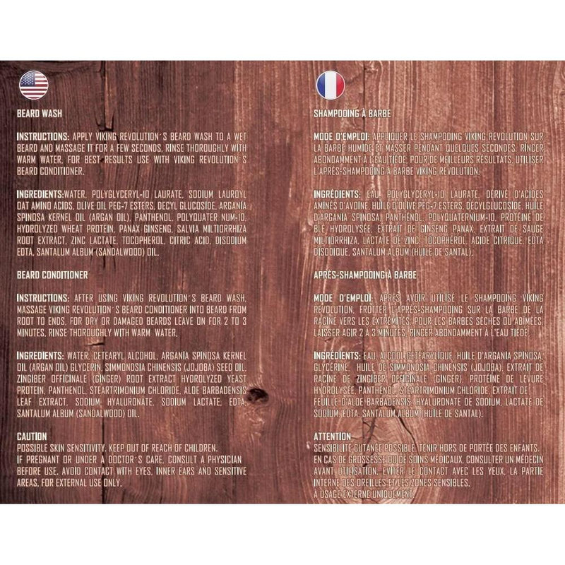 Kit de acondicionador y lavado para barba con aceites de argán y jojoba, aroma natural de sándalo
