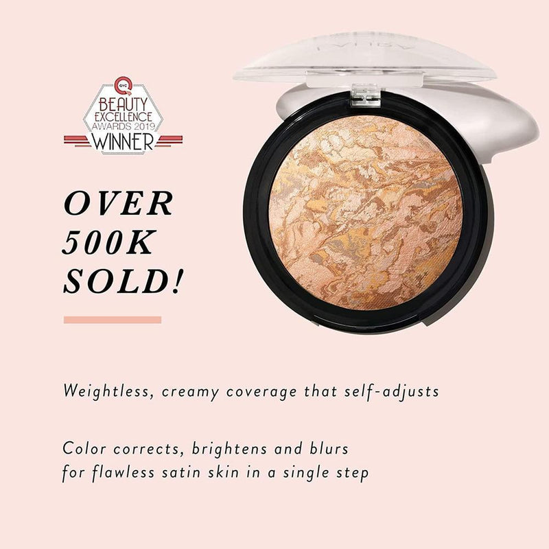Base Iluminadora Laura Geller Baked Balance-N-Glow Mediano Cobertura de Ligera a Transparente Satinado