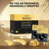 24k Gold Under Eye Patches, Alivian Hinchazón Y Ojeras Con Colágeno, 50 Pares