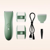 MERIDIAN The Trimmer Original - Recortadora eléctrica para cabello púbico, pecho, piernas y bikini. Impermeable y recargable