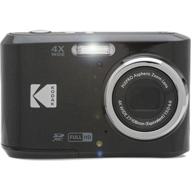 KODAK PIXPRO Friendly Zoom FZ45-BK - Cámara digital de 16 MP con zoom óptico 4X y pantalla LCD (negro)