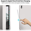 Funda Aoub para iPad Air M3/M2 y 5ª/4ª generación, soporte para lápiz y cierre magnético, gris