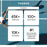 THORNE Nutrientes Básicos Multivitamínico diario sin gluten, lácteos y soja, 60 cápsulas, biodisponibilidad óptima