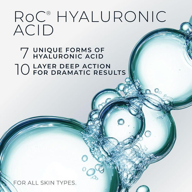 RoC Hydration+ Serum Stick, fórmula hidratante con ácido hialurónico y péptidos para piel envejecida y elástica
