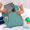 Cambiador portátil de pañales para recién nacidos, con bolsillo para toallitas inteligentes, impermeable, ideal para viajes