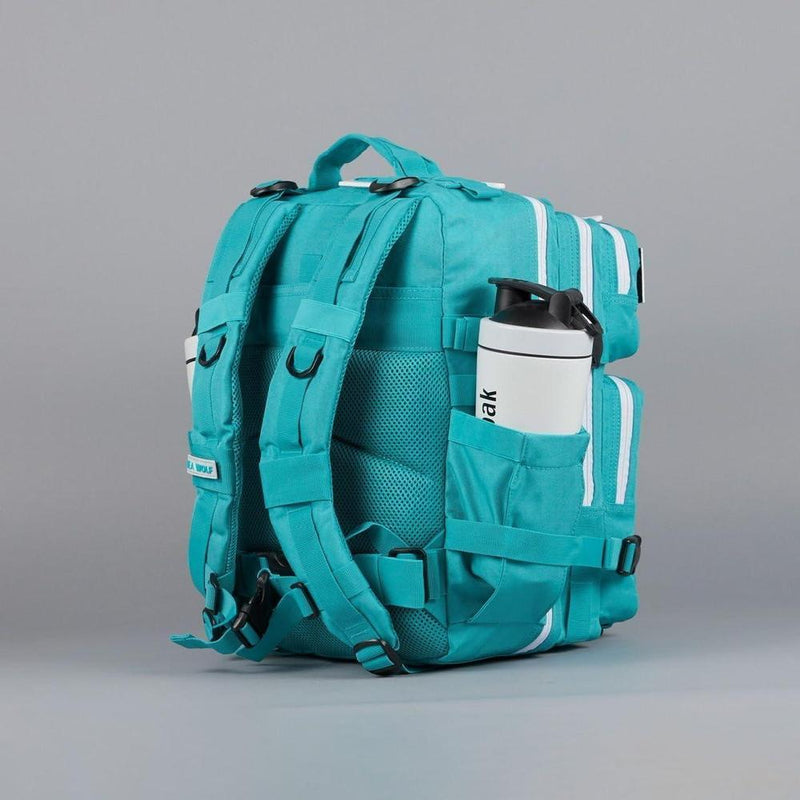Mochila WOLFpak versátil de poliéster resistente al agua, con capacidad personalizable, cremalleras YKK y compartimento para portátiles
