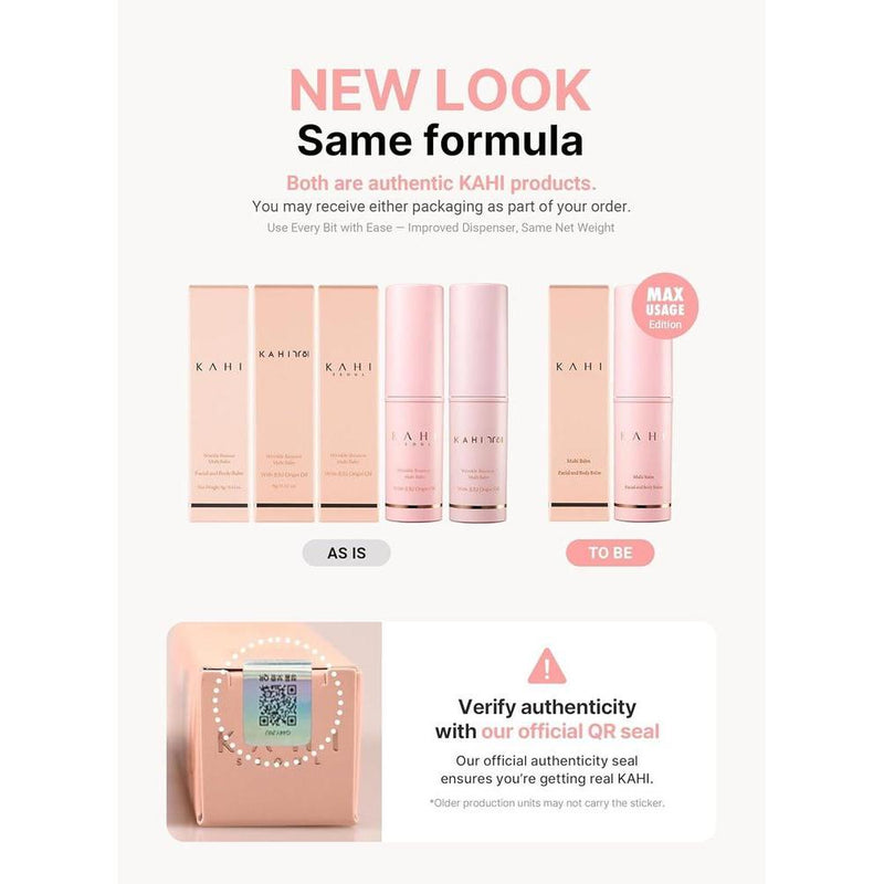 Kahi Wrinkle Bounce Multi Balm Stick Con Pdrn Colágeno Para Rostro, Labios Y Cuello 9g