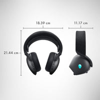 Auriculares inalámbricos trimodo Alienware AW725H para juegos con Bluetooth 5.3 y Dolby Atmos