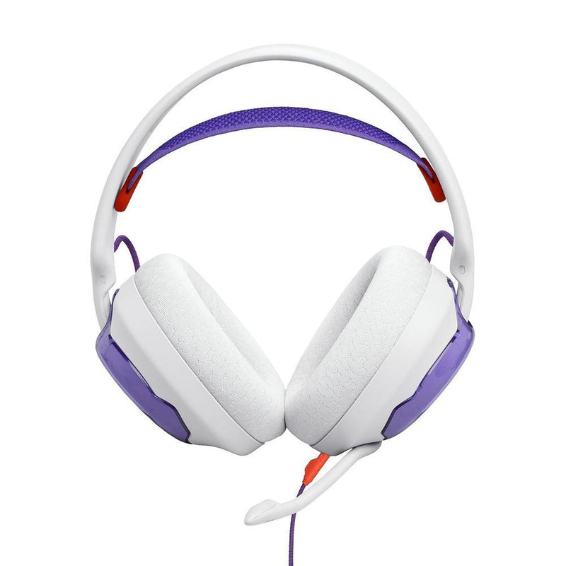 JBL Quantum 250 - Auriculares Gaming Multiplataforma con Sonido Espacial y Micrófono con Cancelación de Ruido, Diseño Cómodo
