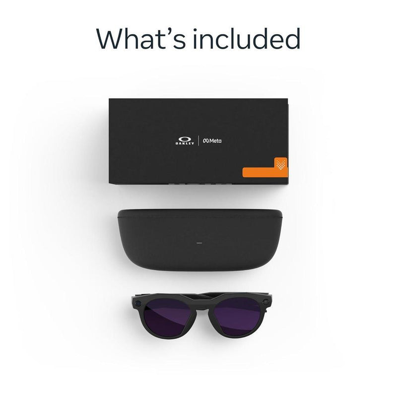 Oakley Meta HSTN en Warm Grey, gafas inteligentes con IA para deportes, atletas, cámara 3K HD, audio abierto, lentes Prizm Polarized