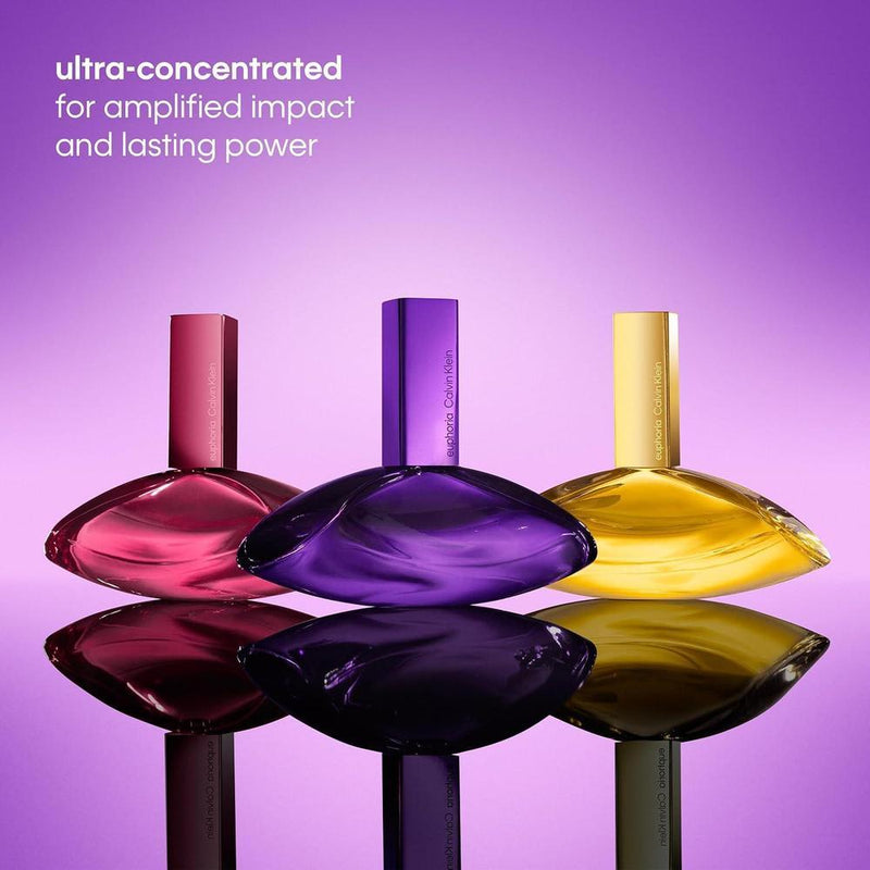 Calvin Klein Euphoria Bold Elixir Parfum Intense - Perfume Ambery para mujer con jazmín, orquídea ahumada, vainilla y roble