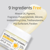 Crema Hidratante Facial APLB Con Vitamina C, E Y Retinol 55ml