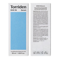 Torriden Suero Facial Hidratante Con Ácido Hialurónico 50ml